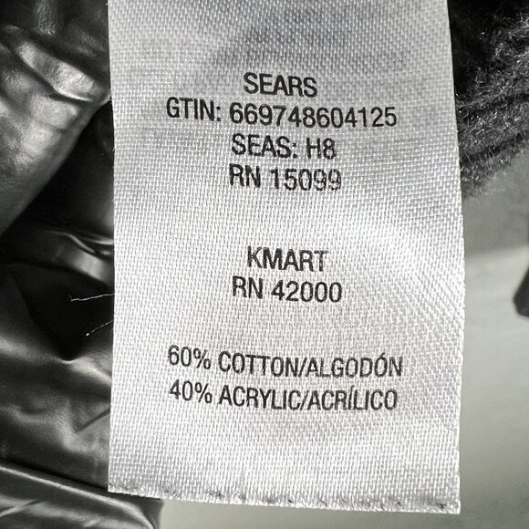 Vintage Shawl Collar Cardigan Mens L Cable Knit Gray Pockets Fisherman Sweater - Picture 14 of 16